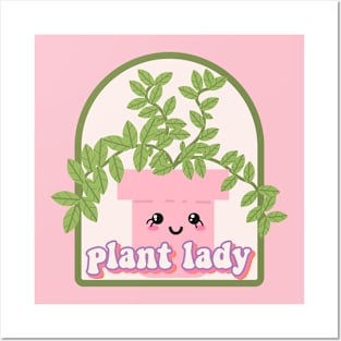 Plant lady badge Posters and Art